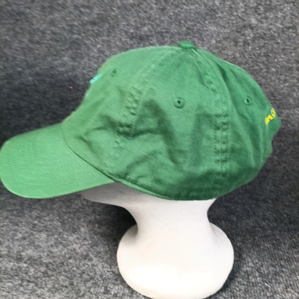 Zach Bryan Baseball Cap Hat Green Bull Head Burn Embroidered Strapback